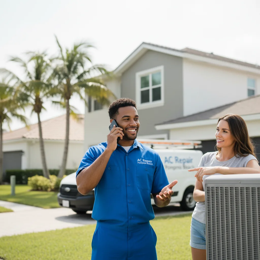 AC Repair Pompano Beach customer support in Oak Forest
